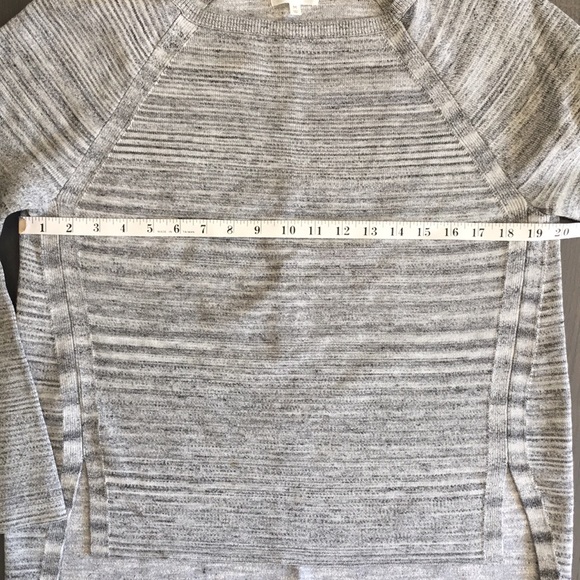 Lou & Grey Spacedye Hi-Lo Hem Pullover Sweater, size Medium 🖤 - Picture 11 of 13
